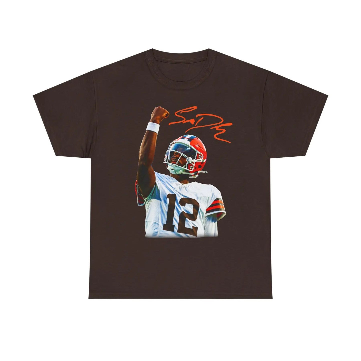 Shedeur Sanders 'Celly' T-Shirt - Football Graphic Tee, Colorado Fan Apparel