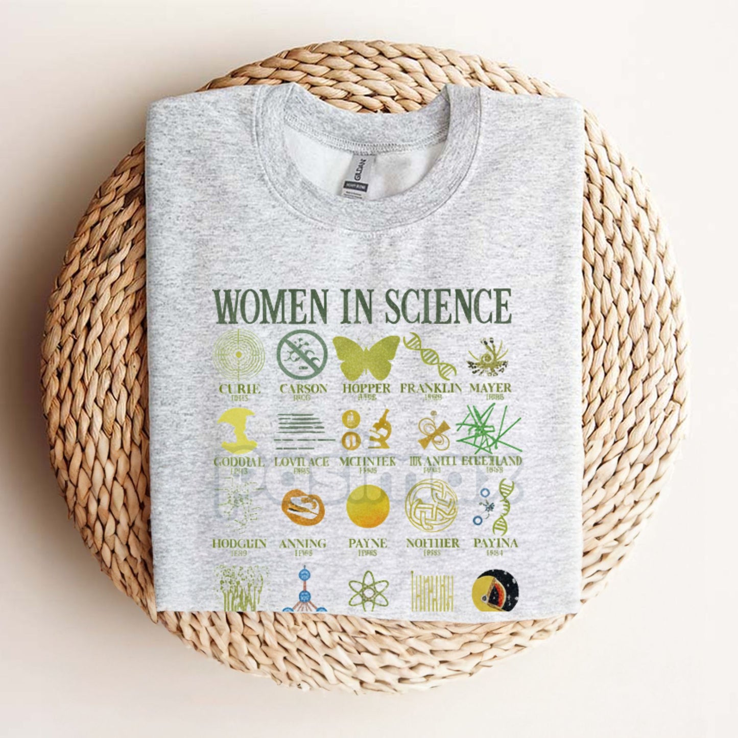 Women in Science T-Shirt - Scientist Empowerment Graphic Tee, Female STEM Apparel, Unisex Educational Gift for Her