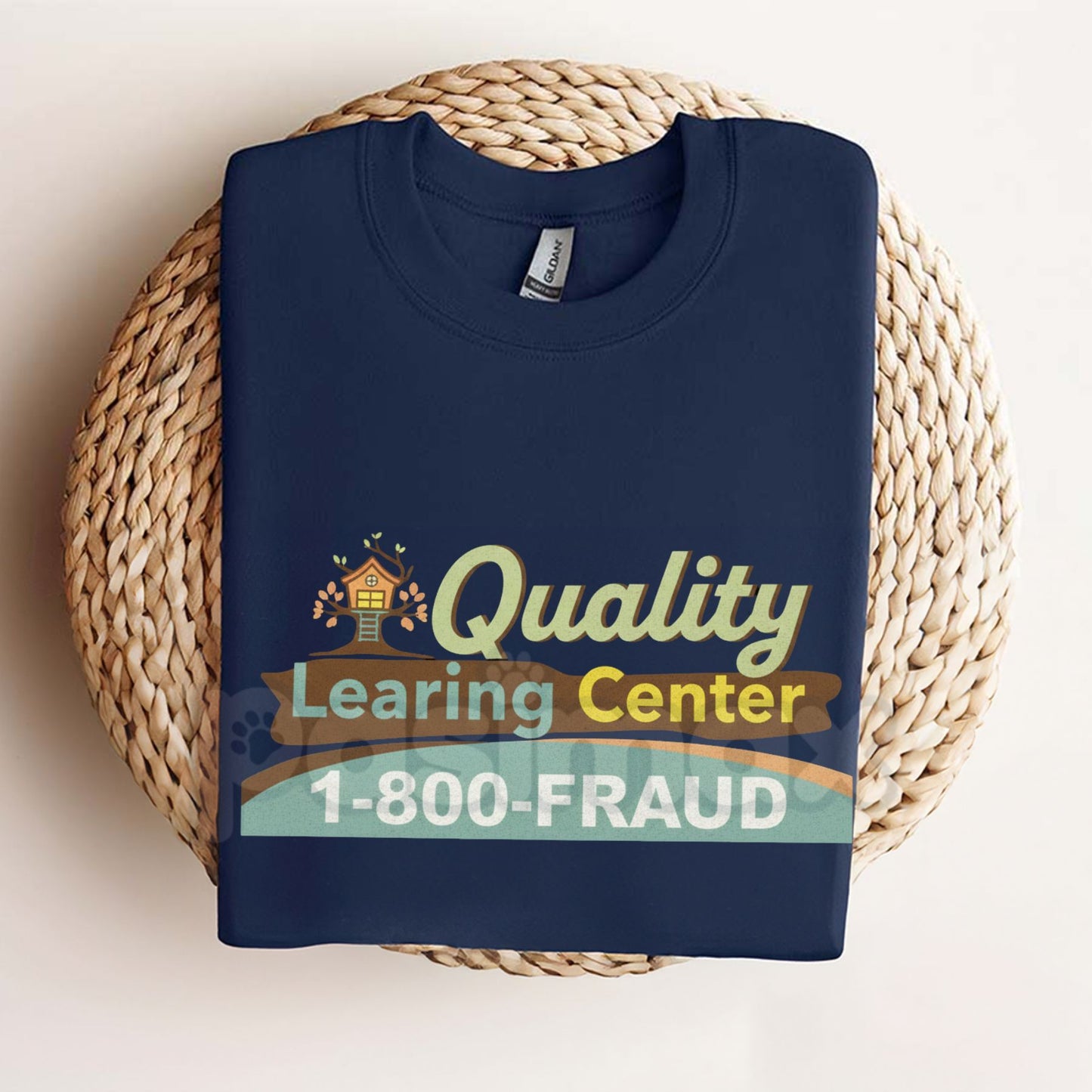 Quality Learning Center Parody T-Shirt - Vintage 90s Education Logo Tee, Ironic Corporate Aesthetic Shirt, Funny Nostalgic Liminal Space Graphic Apparel