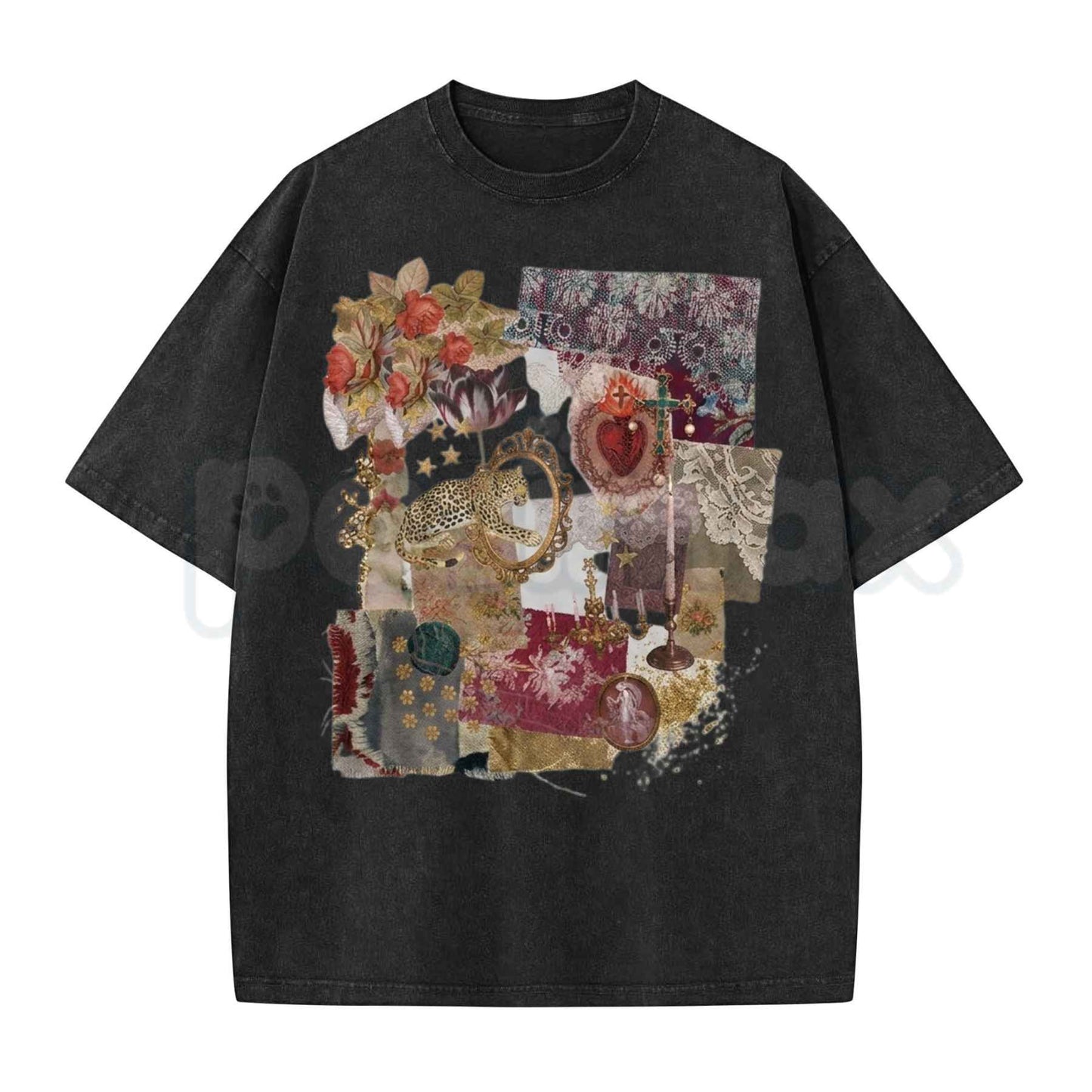 The HEIRLOOM Vintage Wash Tee – Retro Heritage Graphic T-Shirt, Vintage Acid Washed Lightweight Cotton Unisex Streetwear Top
