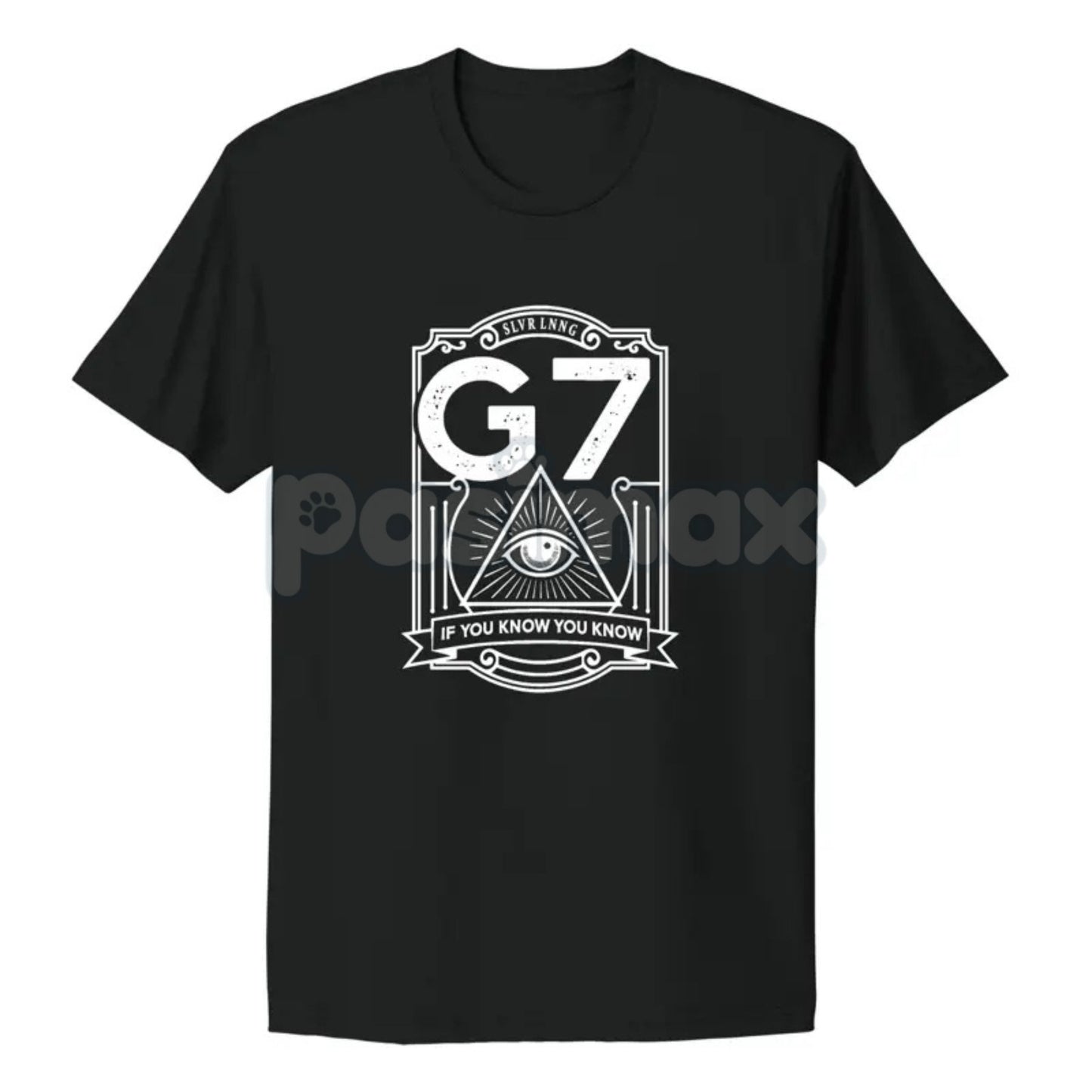 Conscious Design Group 7 T-Shirt - Unisex Cosmic Third-Eye Graphic, Infused with Clear Quartz Intention, Modern Spiritual Wear