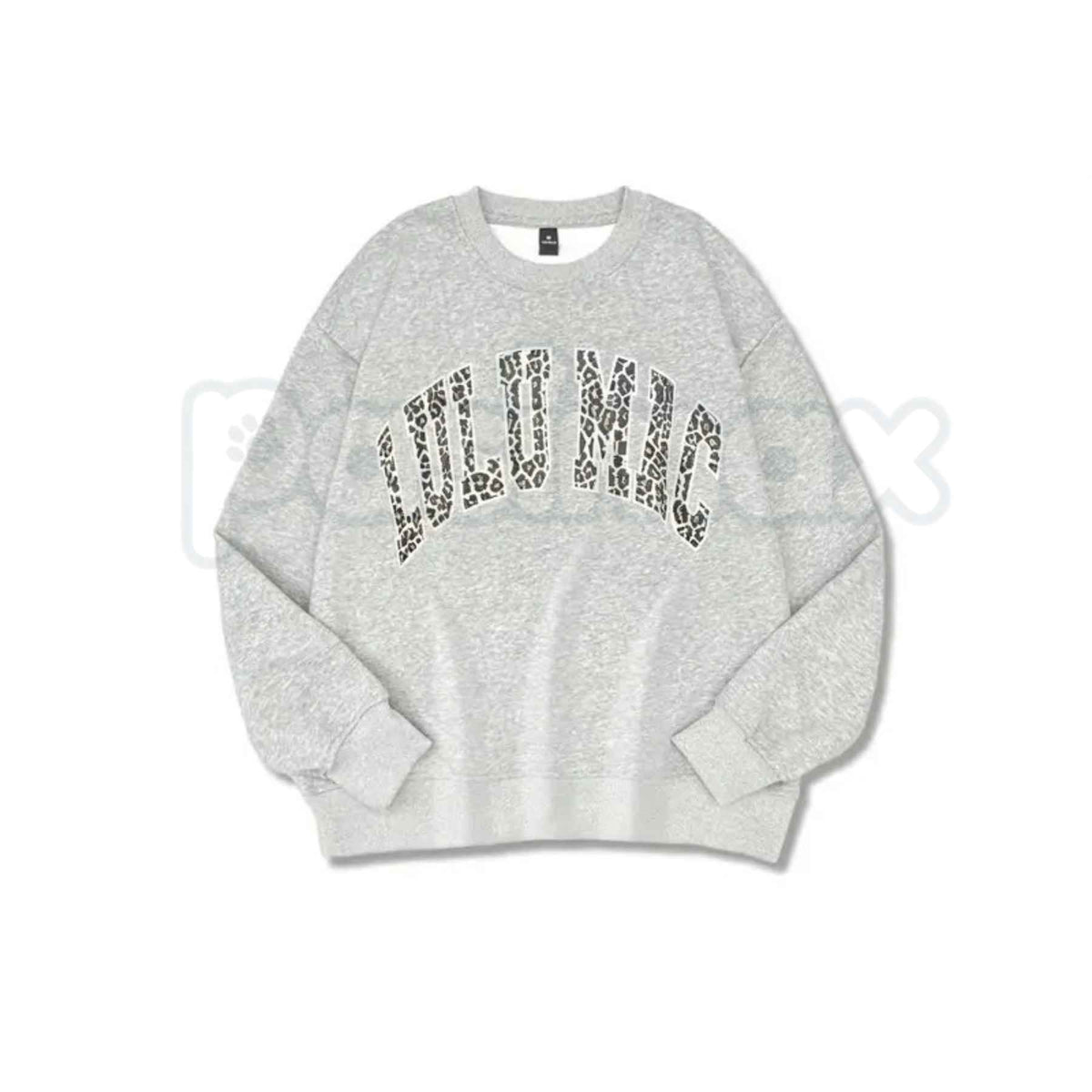 LULUMAC Women's Letter Print Crew Neck Sweatshirt | Retro Puff Letter Top