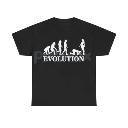 "Evolution Simp" Funny Graphic T-Shirt - Absurdist Meme Culture Unisex Cotton Tee, Ironic Statement Shirt