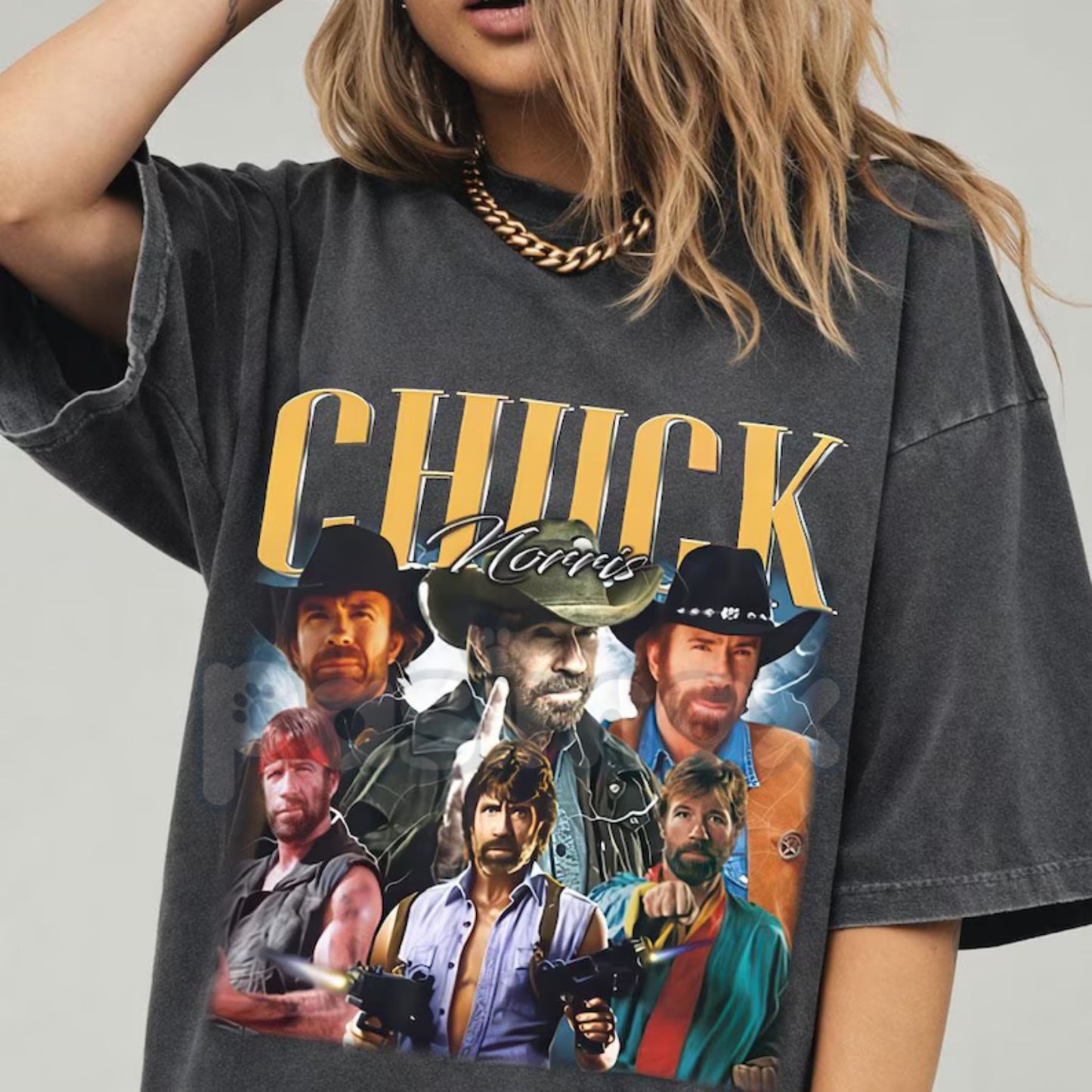 Comfort Colors® Chuck Norris "The Legend" T-Shirt – Retro Minimalist Martial Arts Icon Tee, 1940–2026 Memorial Tribute Shirt, Action Hero Aesthetic Top