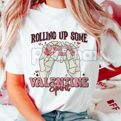 Funny Valentine's Day Partner Tee - Relatable Relationship Humor Shirt, Casual Couples V-Day Gift, I'm Here For The Treats Apparel