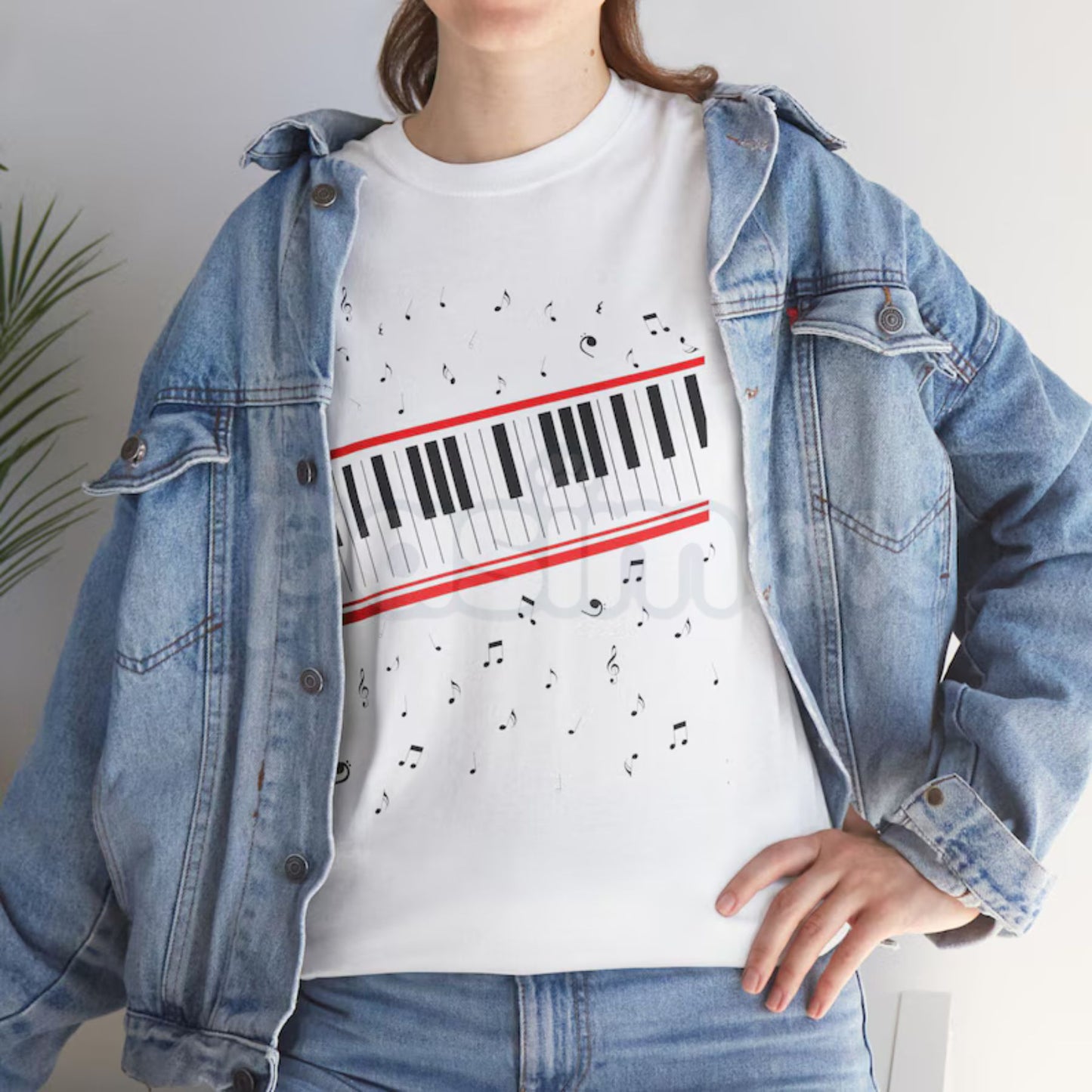 Michael Jackson "Beat It" Music Graphic T-Shirt – Retro Piano & Music Notes MJ Tee, Premium 100% Cotton King of Pop Tribute Top, Soft Lived-In Heavyweight 80s Rock & Pop Shirt, Made in USA