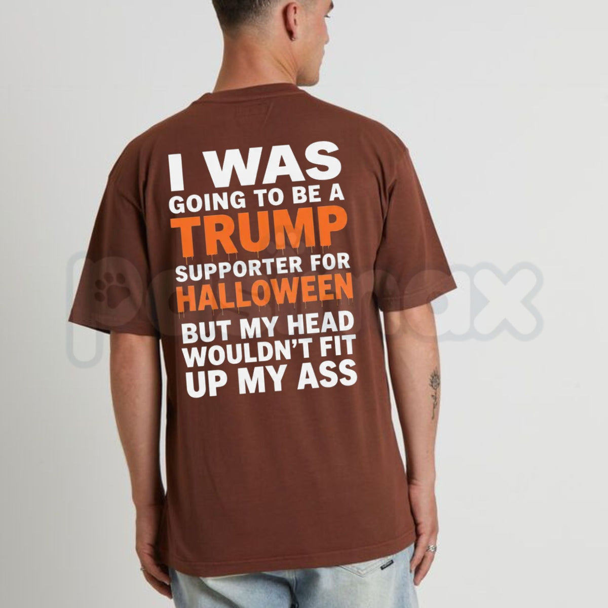 Trump Supporter Halloween Costume T-Shirt – Funny Anti-Trump Political Satire Tee