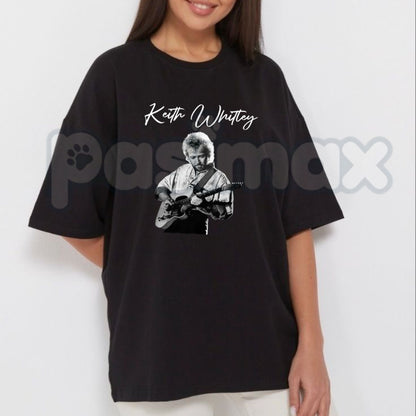 Keith Whiley "Music" Vintage Style T-Shirt – Retro Soulful Graphic Artist Tee, Premium 100% Cotton Indie Musician Top, Soft Lived-In Heavyweight Concert Tour Style Shirt, Made in USA