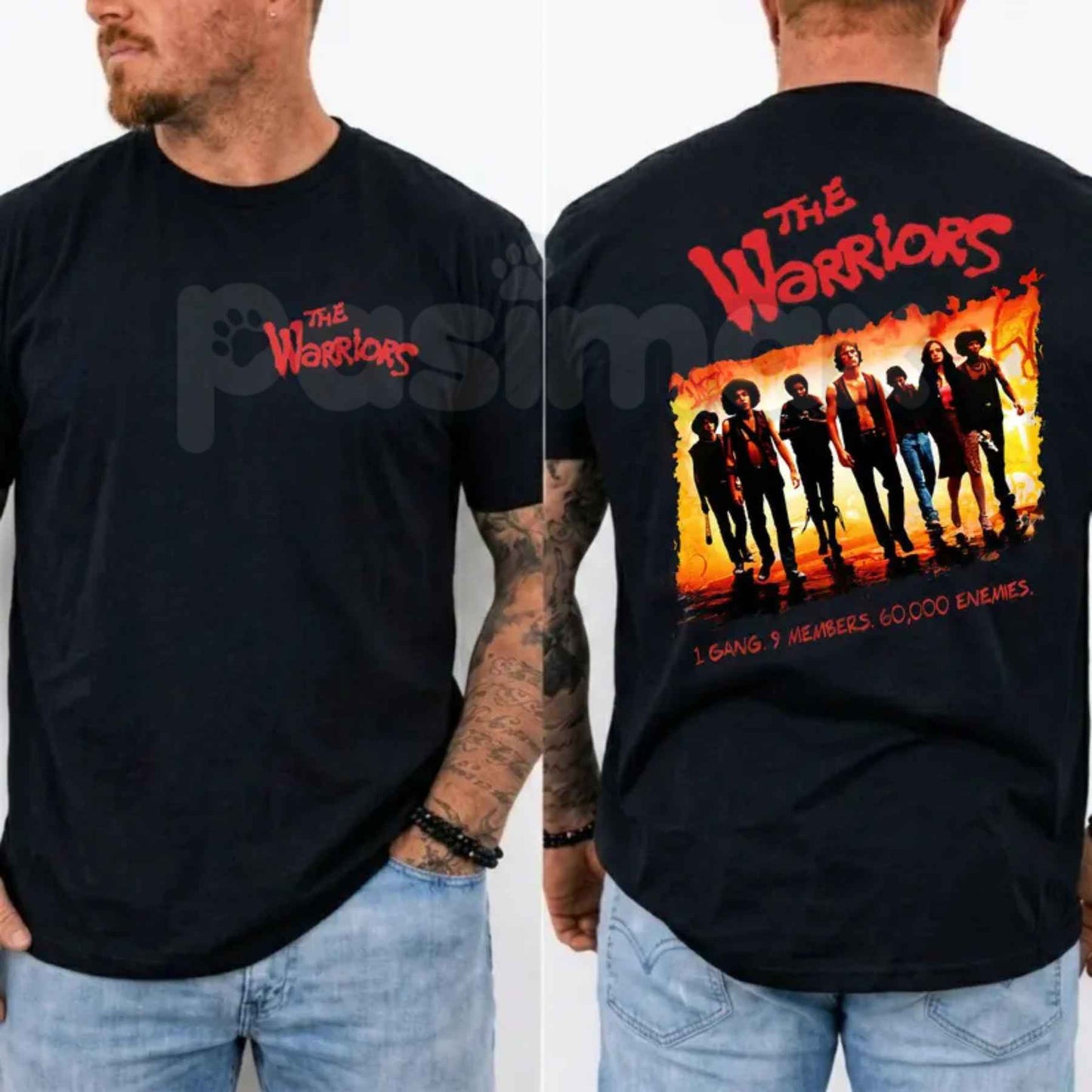 The Warriors 1979 T-Shirt – Vintage Cult Movie Graphic Unisex Cotton Streetwear Tee
