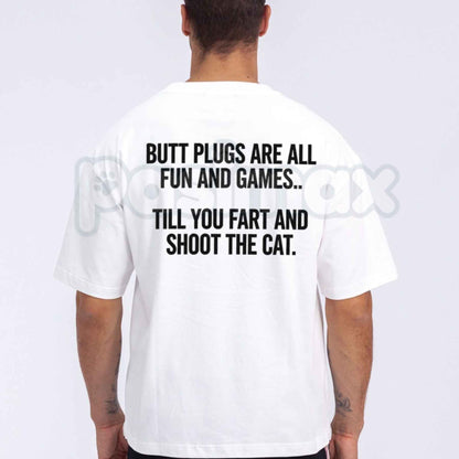 Funny Sarcastic Saying Graphic T-Shirt – Humorous Adult Joke Quote Back Print Unisex Tee