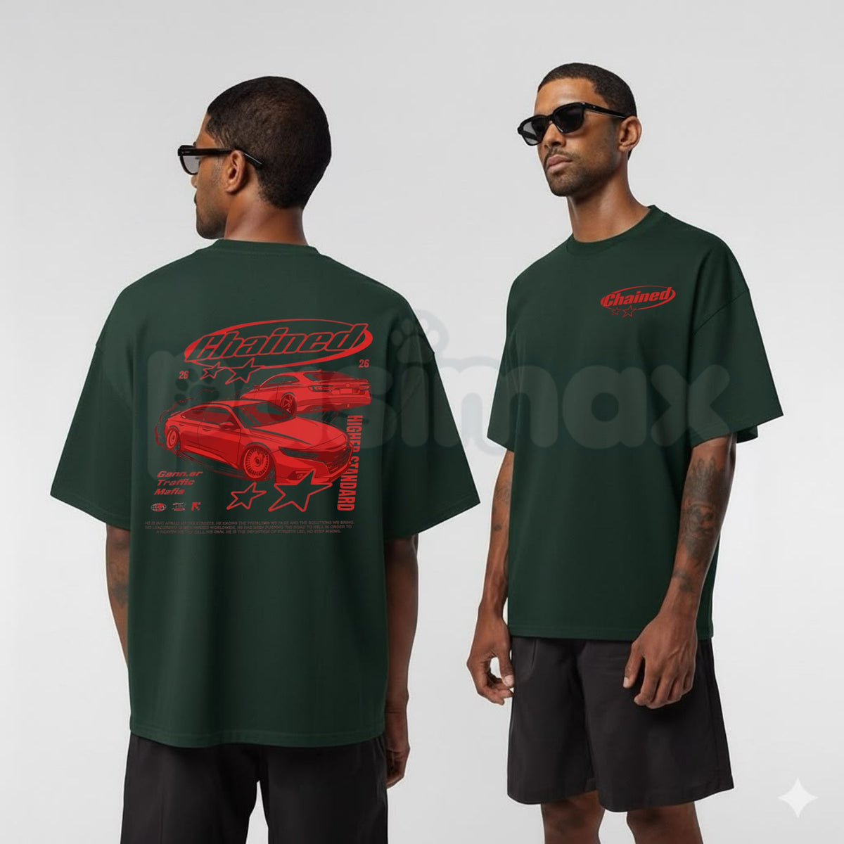 Common Traffic Mafia "Chained V1" Tee Shirt – Underground Automotive Streetwear Graphic Tee