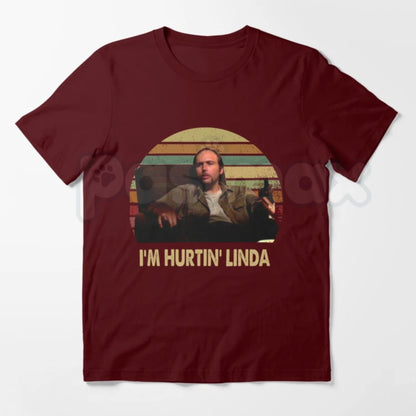 "Im Hurtin Linda" Vintage Movie T-Shirt – Funny Sling Blade Karl Childers Quote Graphic Tee