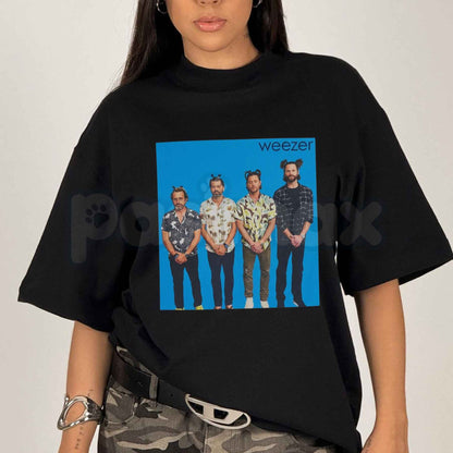 Blue Album Parody Hunter Squad T-Shirt – Funny TV Fandom Unisex Graphic Tee