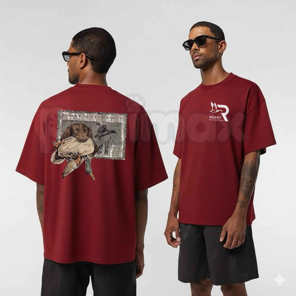 Roost Waterfowl Boykin Stamp T-Shirt – Outdoor Hunting Dog Unisex Cotton Graphic Tee