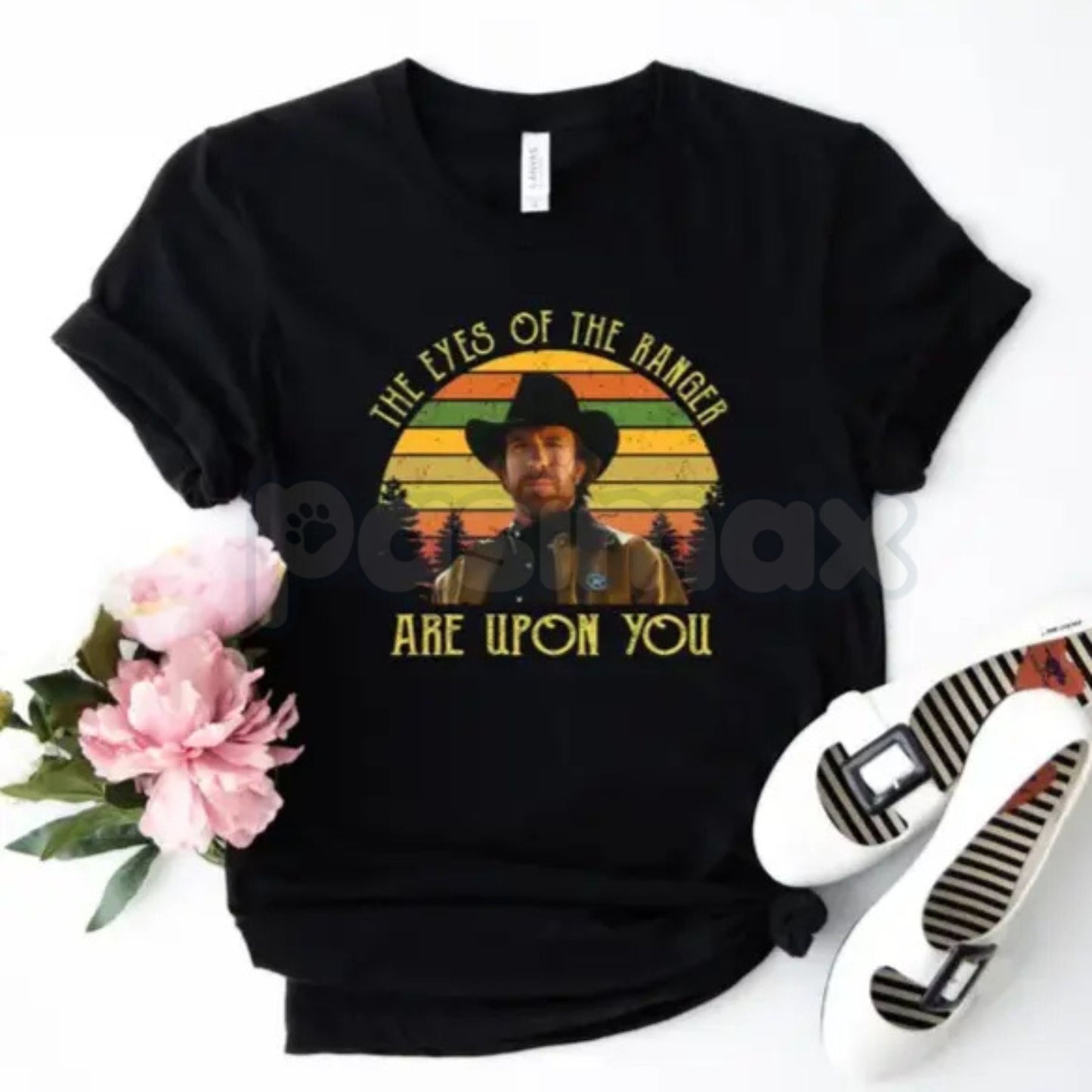 Comfort Colors® Walker Texas Ranger T-Shirt – Vintage Chuck Norris Western Series Tee, Retro Cowboy Martial Arts Graphic Shirt, 90s Action TV Show Gift