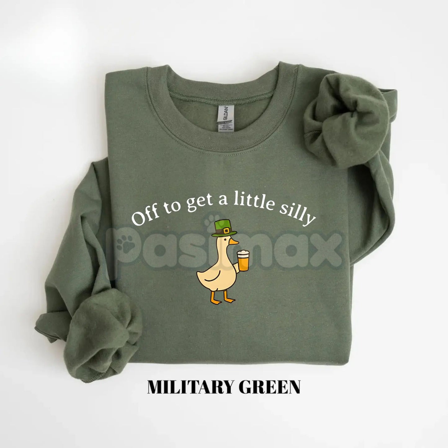 St Patricks Day Goose Sweatshirt | Funny Irish St Pattys Day Crewneck | Silly Goose Shamrock Jumper | Retro St Paddy’s Goose Pullover | Lucky Goose Graphic Top | Irish Honk Streetwear Shirt