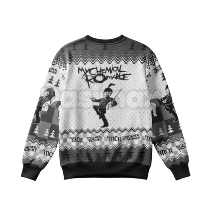 MCR The Black Parade Ugly Christmas Sweater | Emo Rock Band Xmas Crewneck | My Chemical Romance Fan Gift