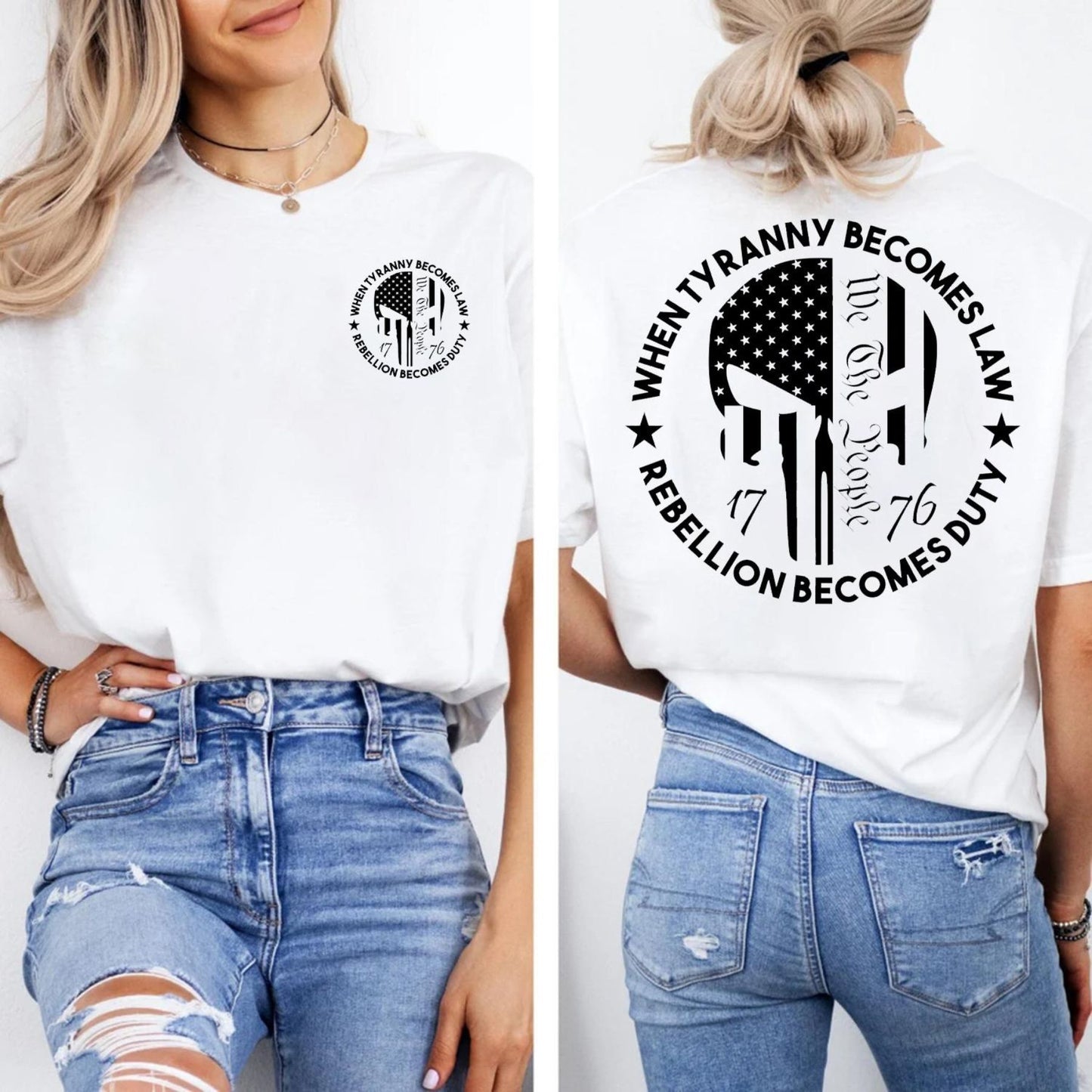 "We The People 1776 Rebellion" Shirt - Patriotic Social Justice Graphic Tee, American History Apparel
