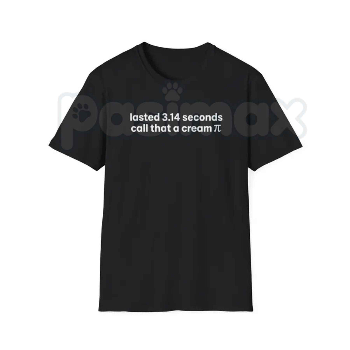 I Lasted 3.14 Seconds T-Shirt – Funny Pi Math Sarcastic Unisex Cotton Graphic Tee
