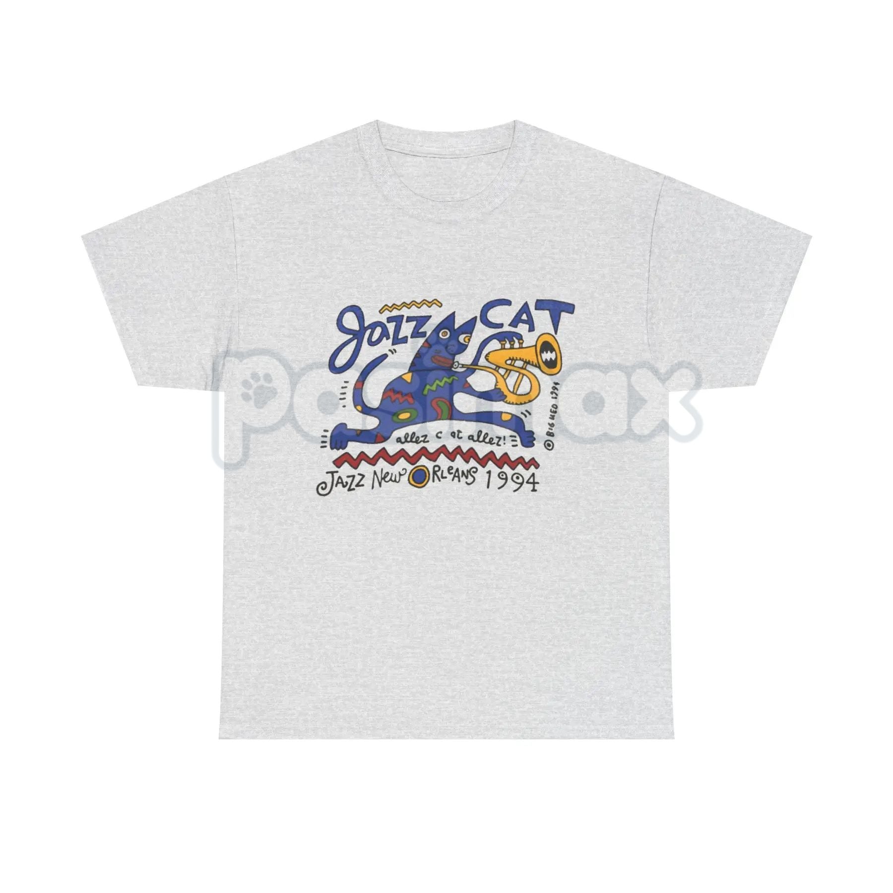 Jazz Cat T-Shirt - Midnight Session Retro Sax Tee – Pasimax