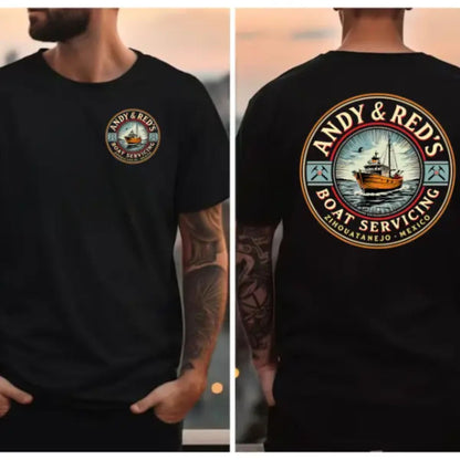 "Andy & Red's Boat Servicing" T-Shirt - Shawshank Redemption Inspired Tee, Movie Fan Apparel