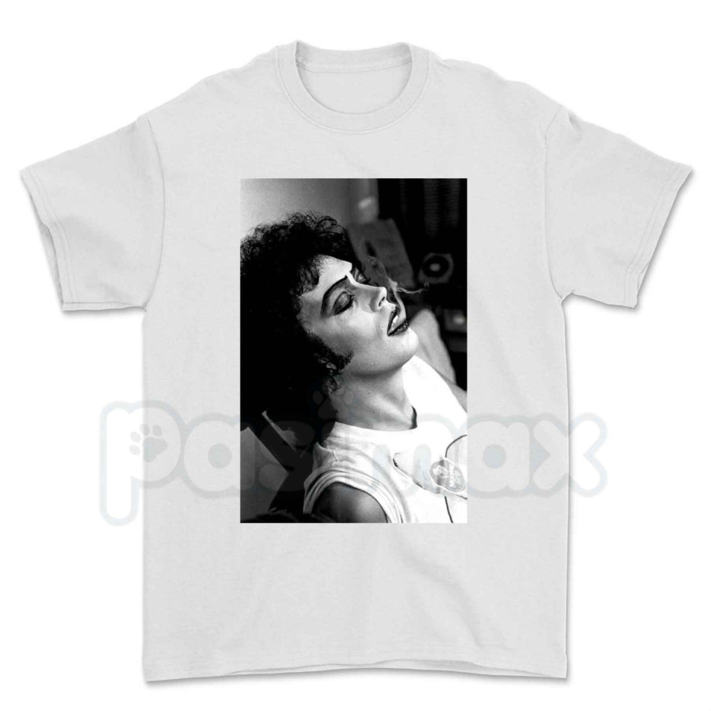 Tim Curry Smokes T-Shirt – Vintage Cult Movie Actor Graphic Unisex Cotton Tee