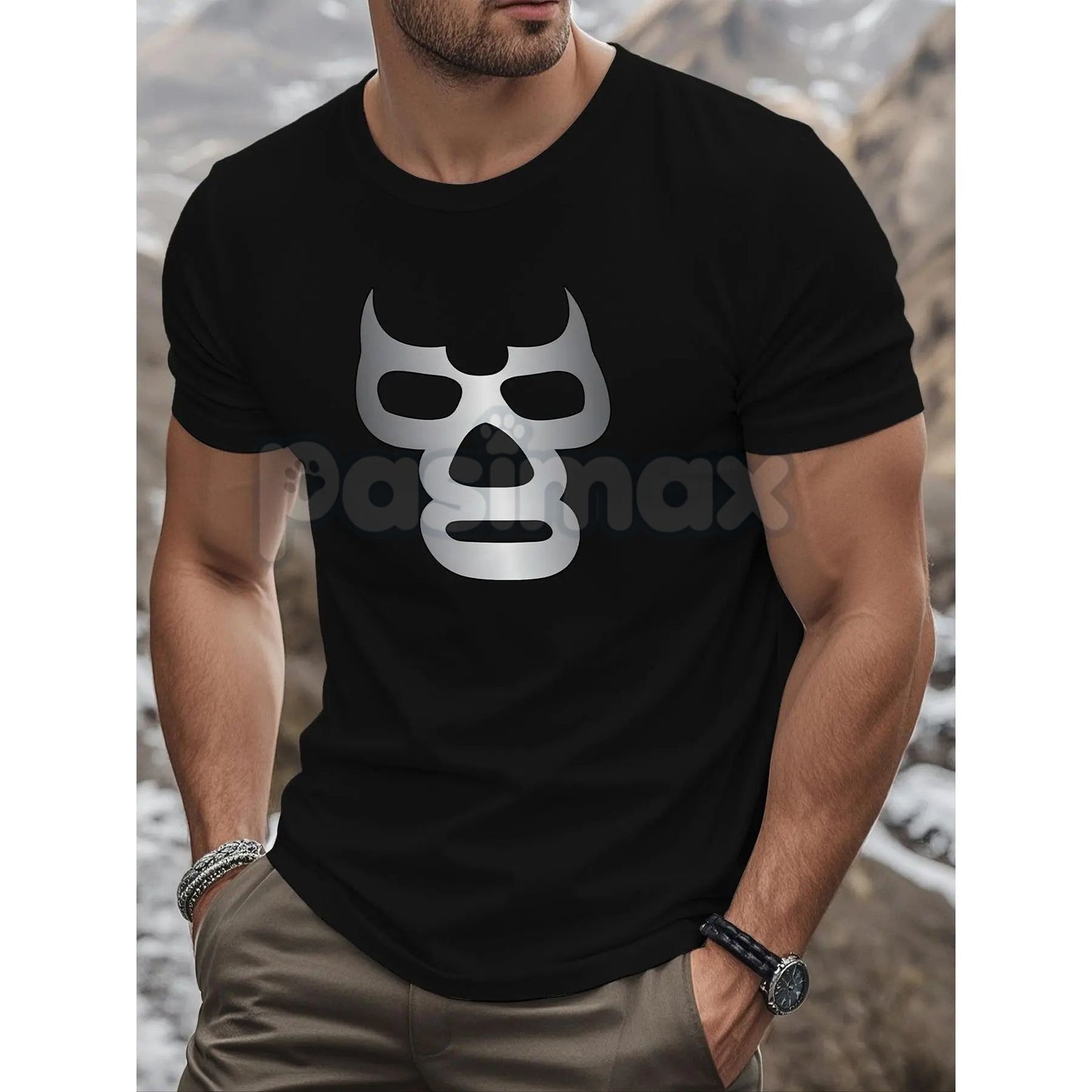 Men's Graphic Printed Short-Sleeve T-Shirt - Premium Streetwear Artist Tee, Heavyweight Cotton Graphic Top, Modern Urban Casual Shirt, Men’s Designer Print Apparel, High-Impact Daily Essentials Tee