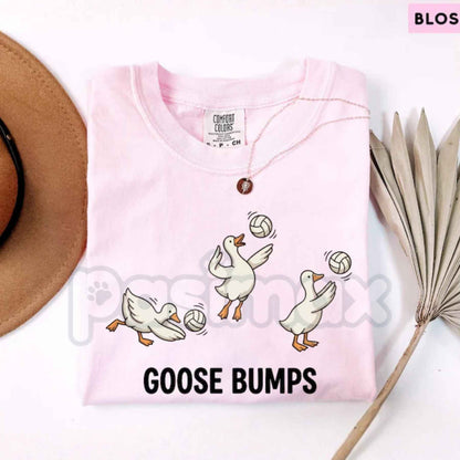 Comfort Colors® Funny Goose Volleyball Player T-Shirt – Cute Sports Pun Graphic Tee, Trendy Athletic Unisex Top