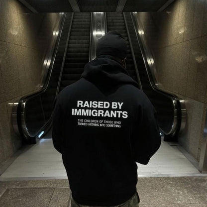 Raised By Immigrants Hoodie – Proud Daughter, Dreamer & Mexican Culture Statement Piece, Funny Graphic Pullover