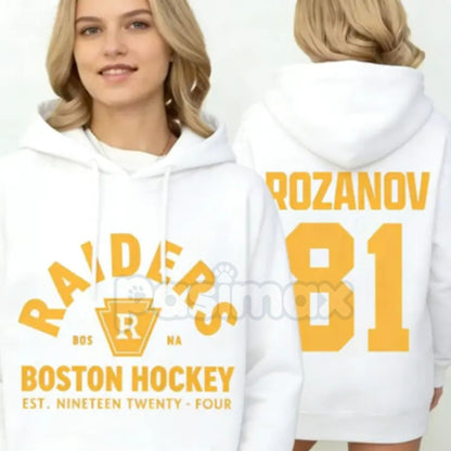 Team Ilya Rozanov #81 Vintage Hockey Romance Hoodie – LGBTQ+ Inspired Fan Apparel, MM Romance Bookish Pullover, Unisex