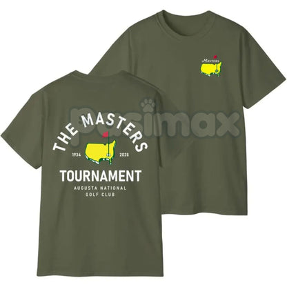 2026 Masters Tournament Shirt – Augusta 92 Years National Golf Tee with Champions List 1934–2026, Premium 100% Cotton Sports History Top, Soft Lived-In Heavyweight Green Jacket Shirt, Made in USA