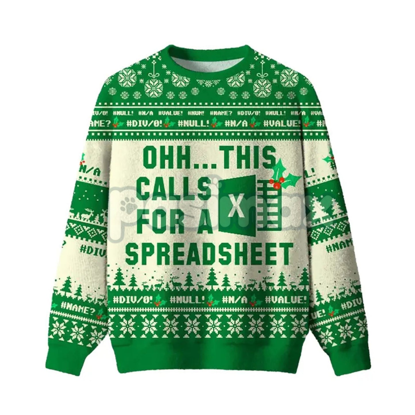 Geeksoutfit Geeky Ugly Sweater Round Neck Long Sleeve Christmas Sweater Perfect for Fall and Winter Casual Knitwear for Men and Women