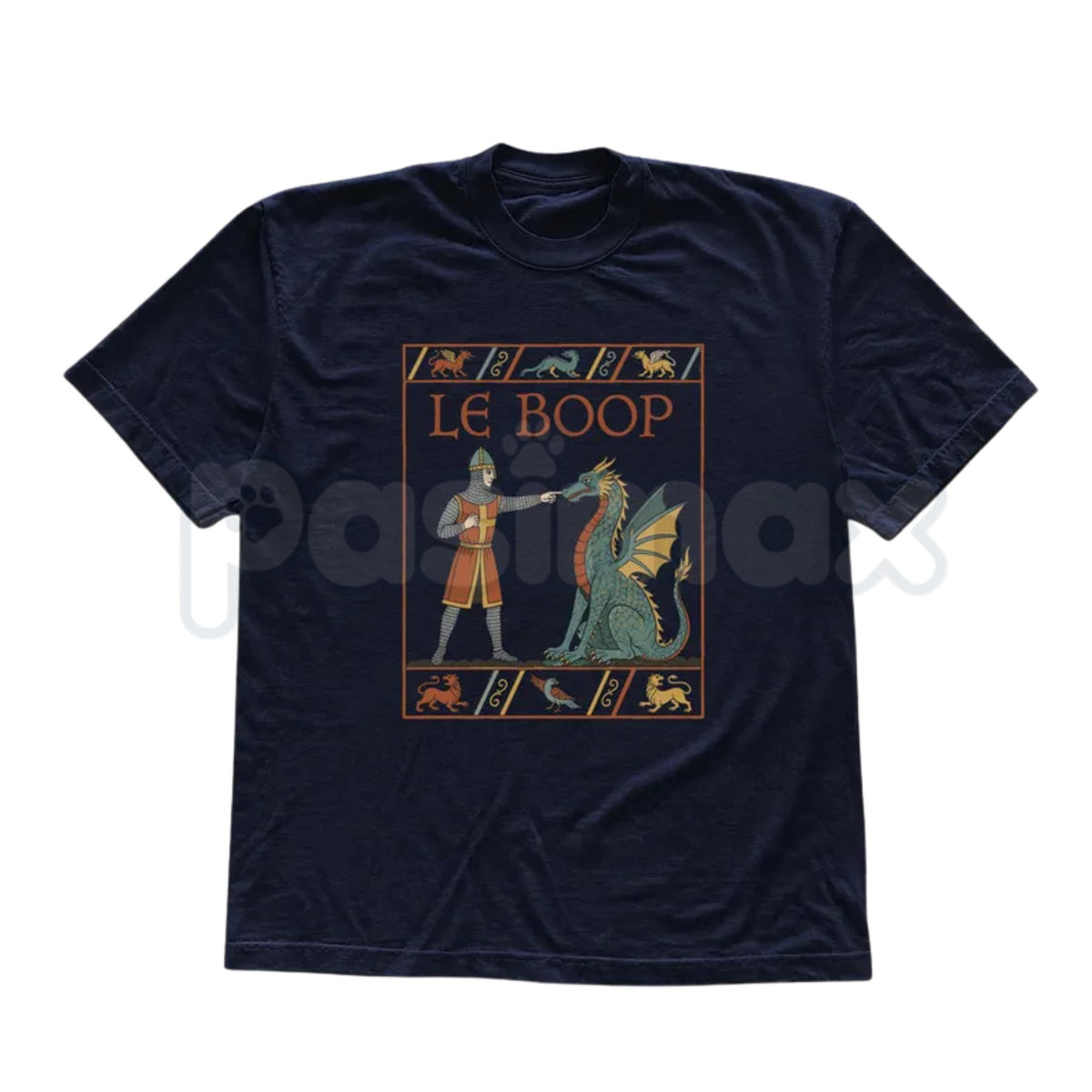 Le Boop T-Shirt – Funny Medieval Dragon Knight Fantasy Humor Graphic Tee