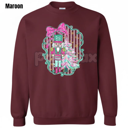 Chunky Nutcracker Holiday Sweatshirt 'NLB' – Festive Vintage Christmas Style Crewneck