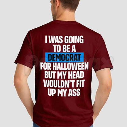 Democrat Halloween Costume T-Shirt – Funny Anti-Democrat Political Satire Tee
