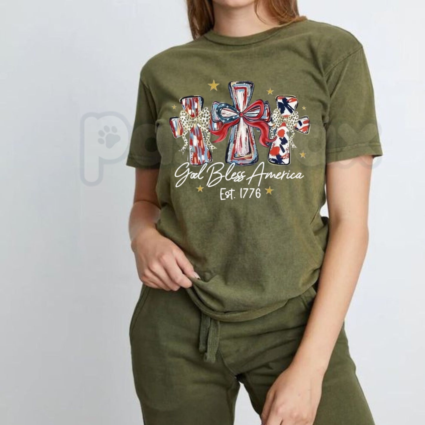 God Bless America 250th Anniversary T-Shirt – USA 250th Birthday Commemorative Tee, Premium 100% Cotton 4th of July Graphic Top, Soft Lived-In Heavyweight Memorial Day Gift Shirt, Made in USA
