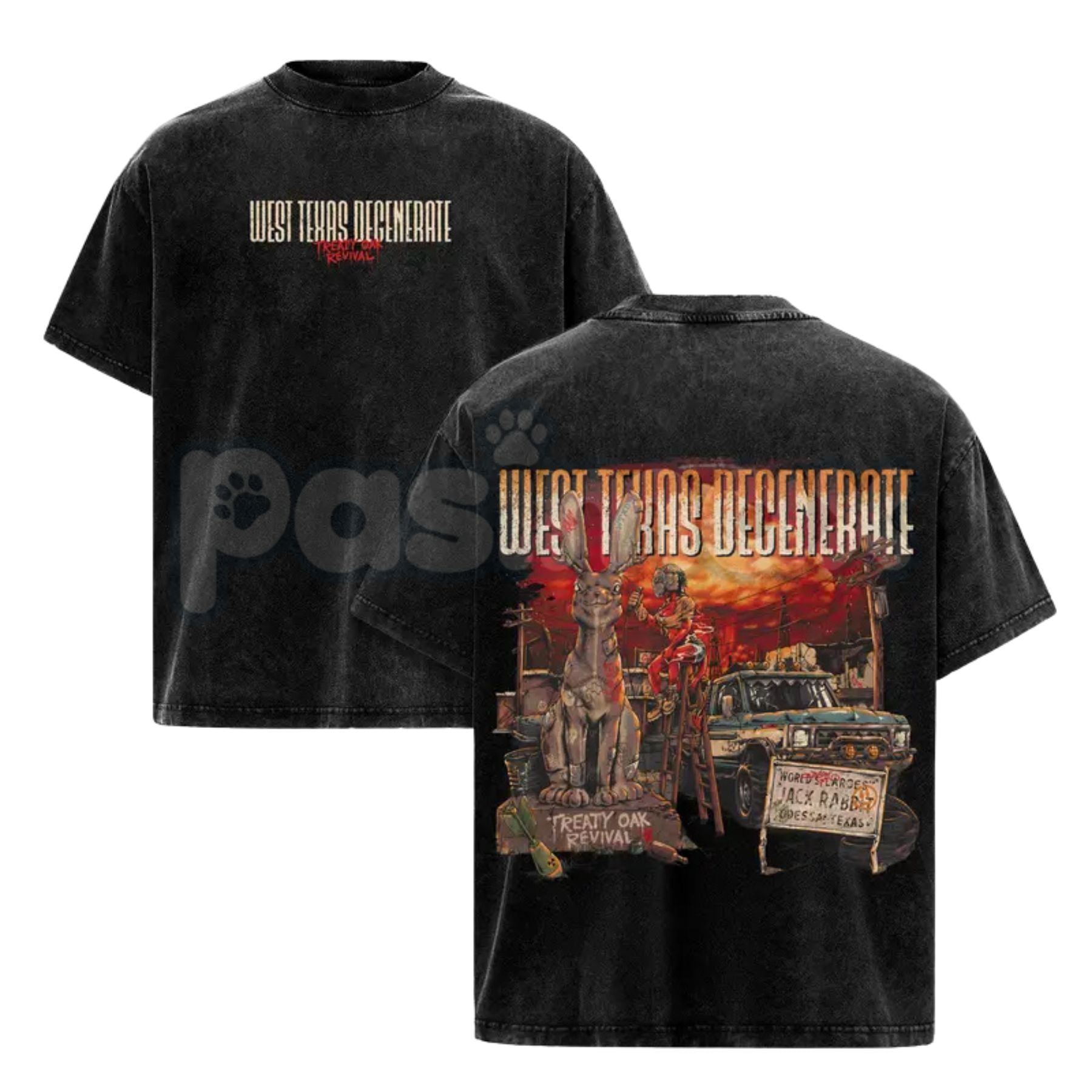 Treaty Oak Revival West Texas Retro Tee – Pasimax