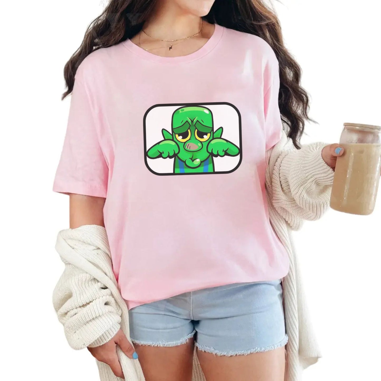 "BOOHOO" T-Shirt - Sarcastic & Funny Tee, Unisex Crying Humor Top, Minimalist Pop Culture Apparel