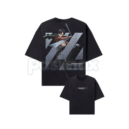 Attack on Titan Anime T-Shirt (Shiganshina) - Titans Horror Graphic Tee, Themed AOT Fan Apparel, Freedom Seeker Gift