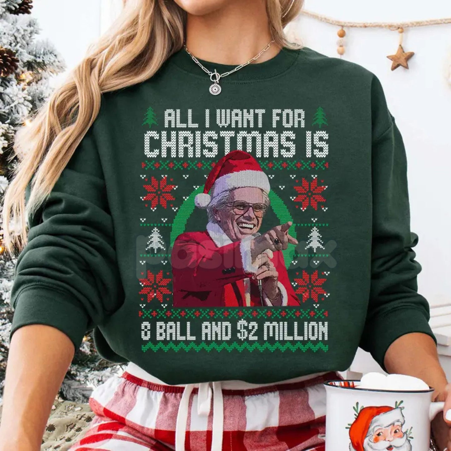 Baby Billy Freeman 'Running in the Halls' Christmas Sweatshirt | Righteous Gemstones Musical Moments Jumper | Ironic Holiday Fan Gear