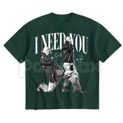 "I Need You" K-POP World Tour 2026 T-Shirt – Official Style Concert Graphic Tee, Premium 100% Cotton Global Idol Fan Top, Soft Lived-In Heavyweight Tour Merch Souvenir Shirt, Made in USA