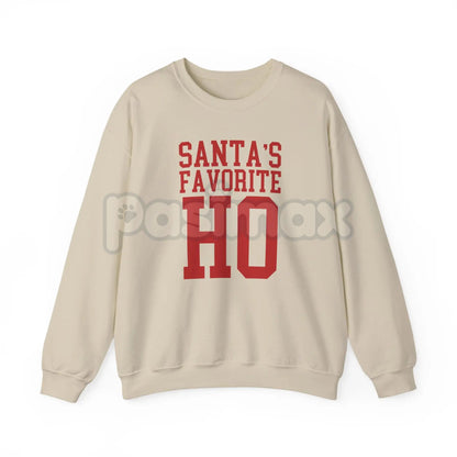 Santa’s Favorite Ho Cozy Christmas Crewneck | Funny Viral Holiday Sweatshirt for Women | Adult Humor Xmas Jumper