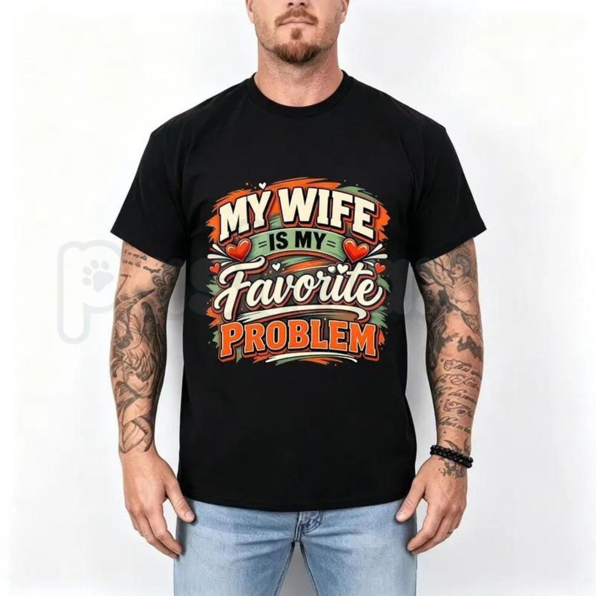 My Wife Is My Favorite Problem T-Shirt – Funny Husband Humor Graphic Tee