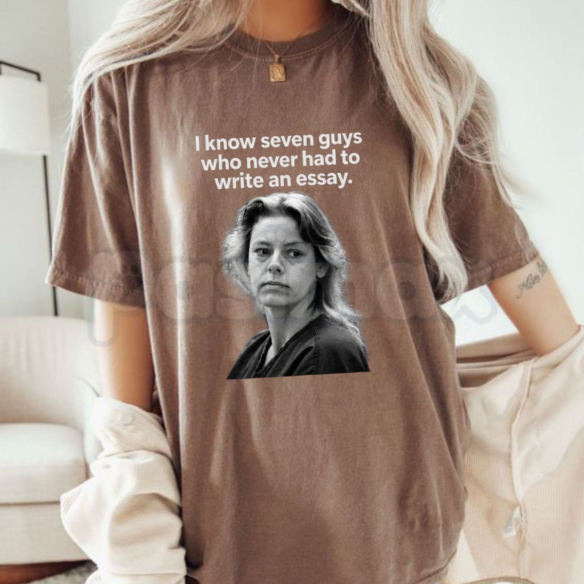 Comfort Colors® Aileen Wuornos Quote True Crime T-Shirt – Retro Essay Graphic Tee, Vintage Dark Comedy Unisex Top & Serial Killer Merch Gift