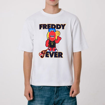 Indiana Fever Freddy Fever Youth Tee - Red Basketball Shirt, Kids WNBA Fan Apparel