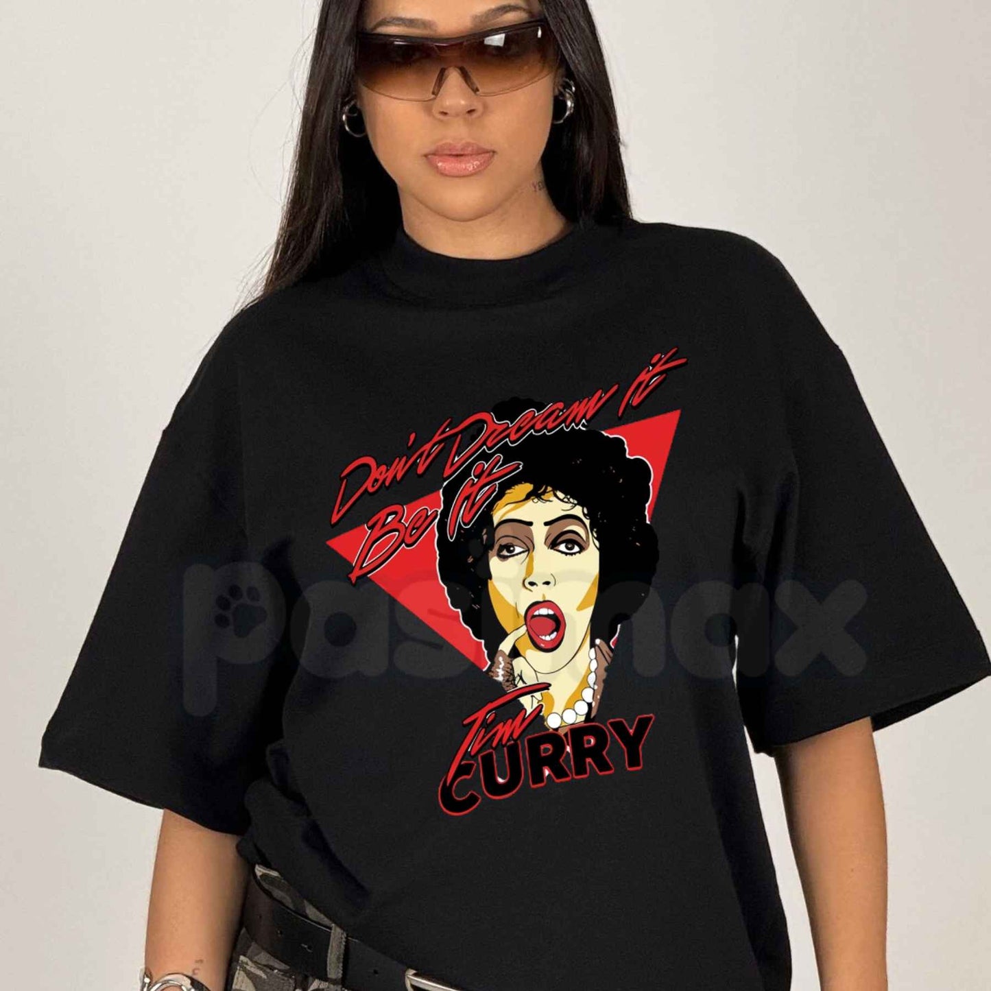 Tim Curry T-Shirt – Vintage Cult Cinema Legend Movie Unisex Cotton Graphic Tee