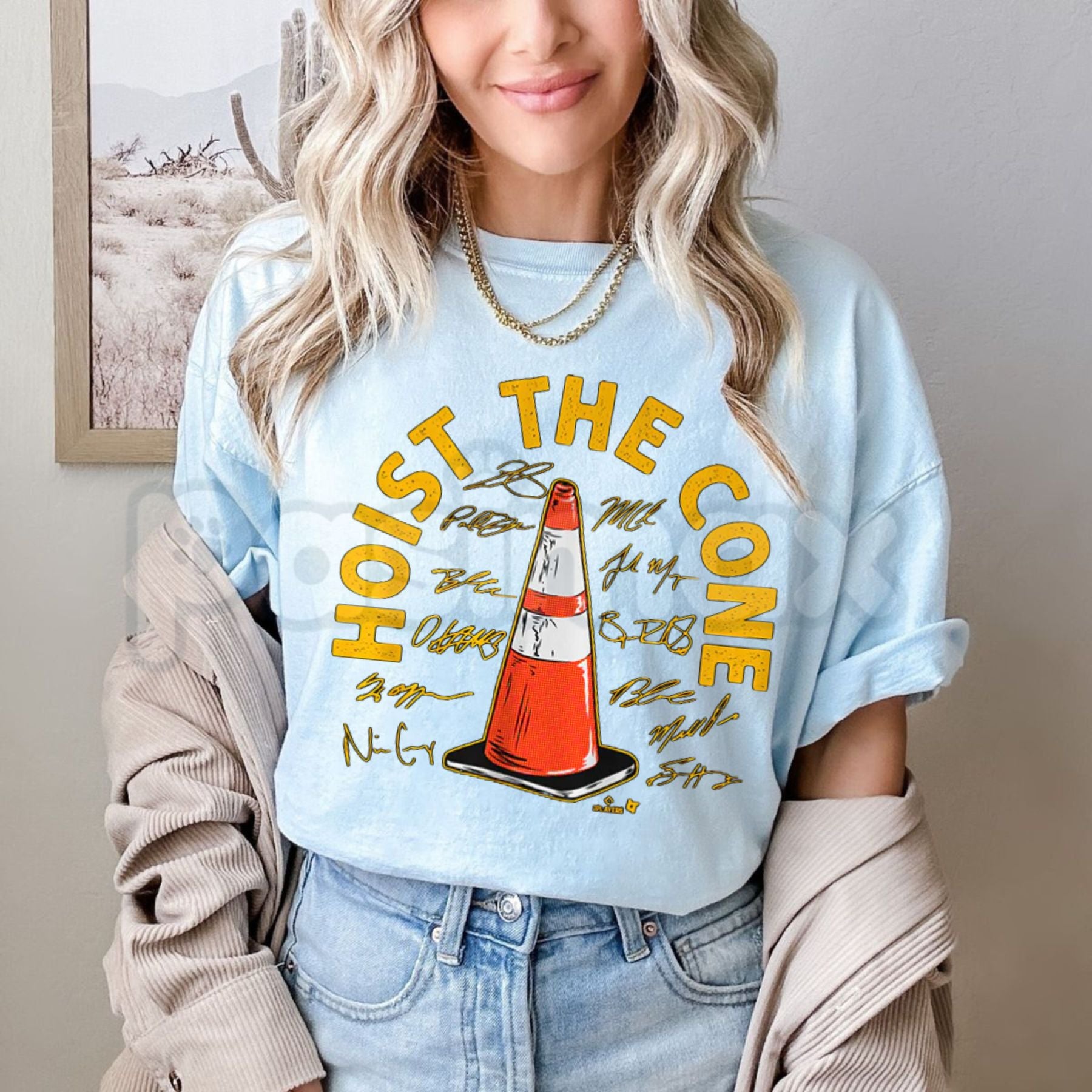 Pittsburgh Baseball Shirt | Hoist The Cone Signatures Graphic Tee