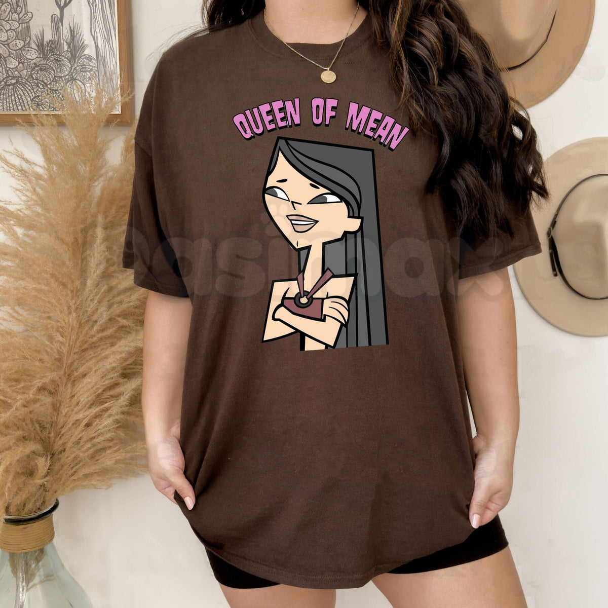 Total Drama Island Heather T-Shirt – Y2K Cartoon Villain Graphic Tee