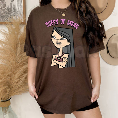 Total Drama Island Heather T-Shirt – Y2K Cartoon Villain Graphic Tee
