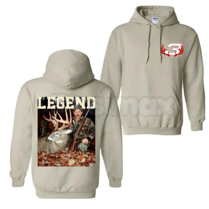 Dale Earnhardt With Deer Hoodie – Vintage Hunting Season Pullover, NASCAR Legend Fan & Outdoors Apparel, Unisex
